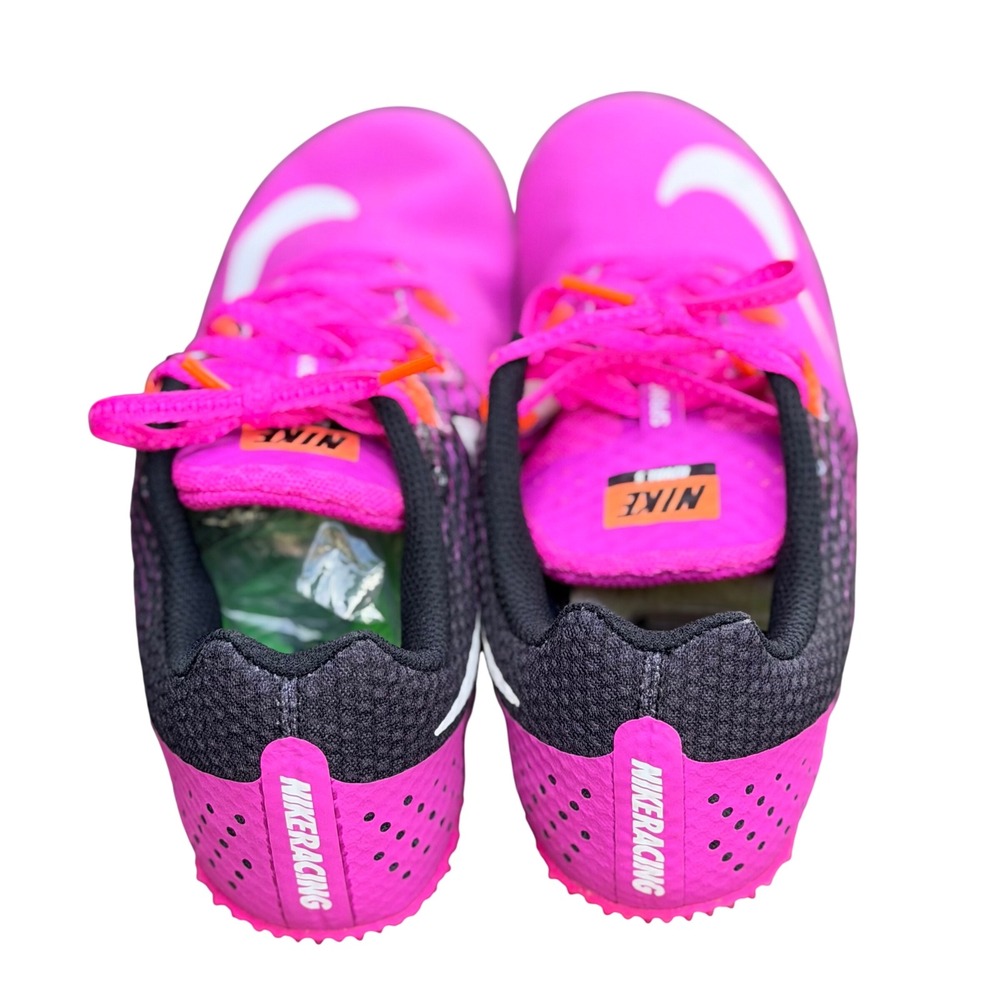 Nike Zoom Rival S 8 Track Spikes Womens 8.5 Pink Orange Sprint Shoes 806558-601 - Picture 6 of 8